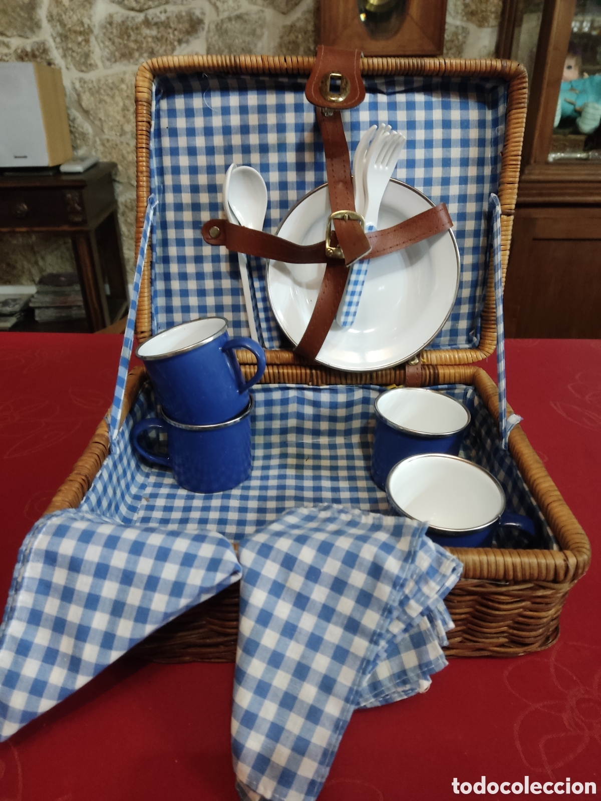 Vintage: Cesta vintage picnic ( 4 servicios ) - Foto 1