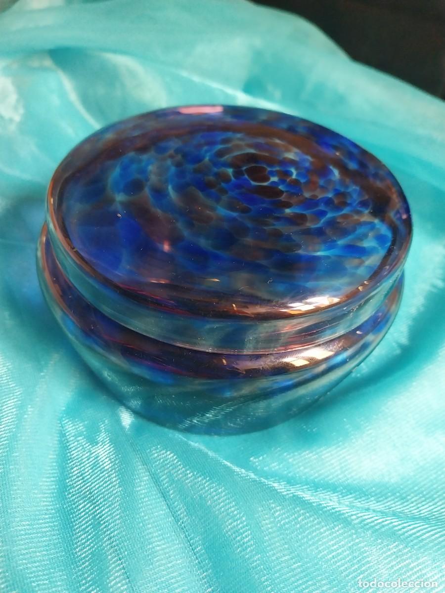 Vintage: Bombonera joyero cristal Faians - Foto 1