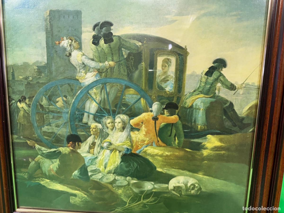 Vintage: CUADRO LAMINA &rdquo; EL CACHARRERO DE GOYA &rdquo; - Foto 2