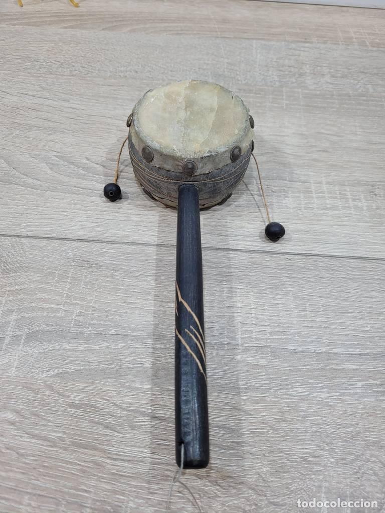 Vintage: TAMBOR DE MANO ARTESANAL - Foto 2