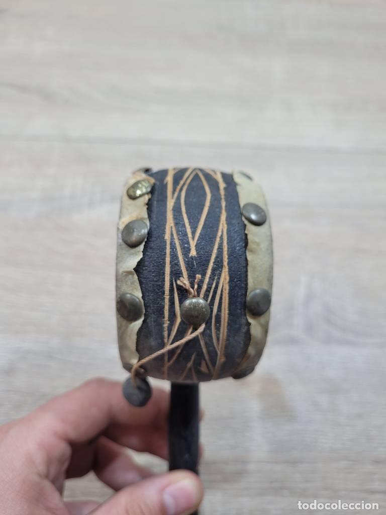 Vintage: TAMBOR DE MANO ARTESANAL - Foto 3