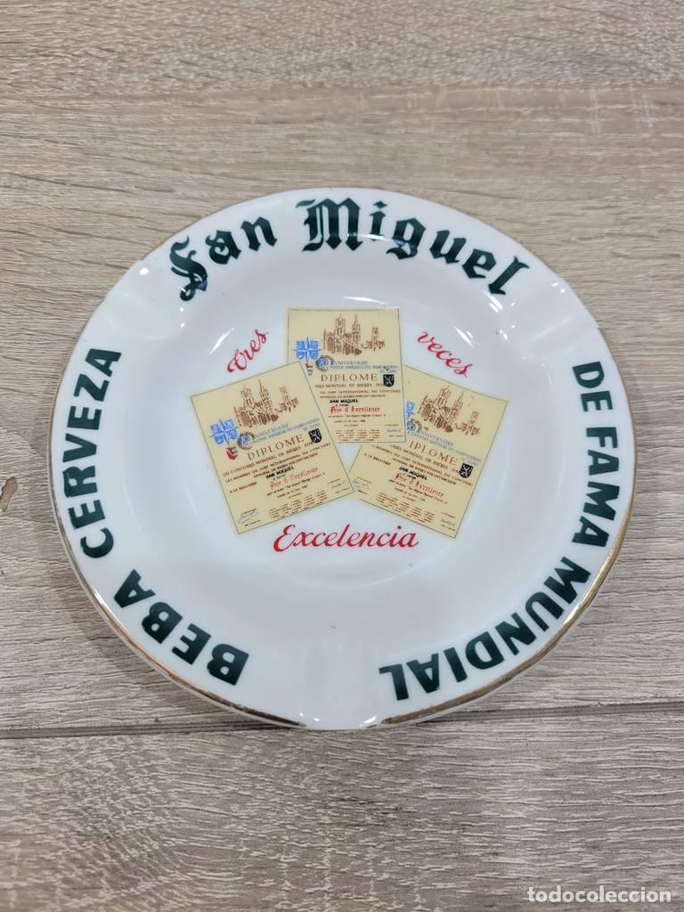 Vintage: CENICERO DE LA MARCA SAN MIGUEL - Foto 2