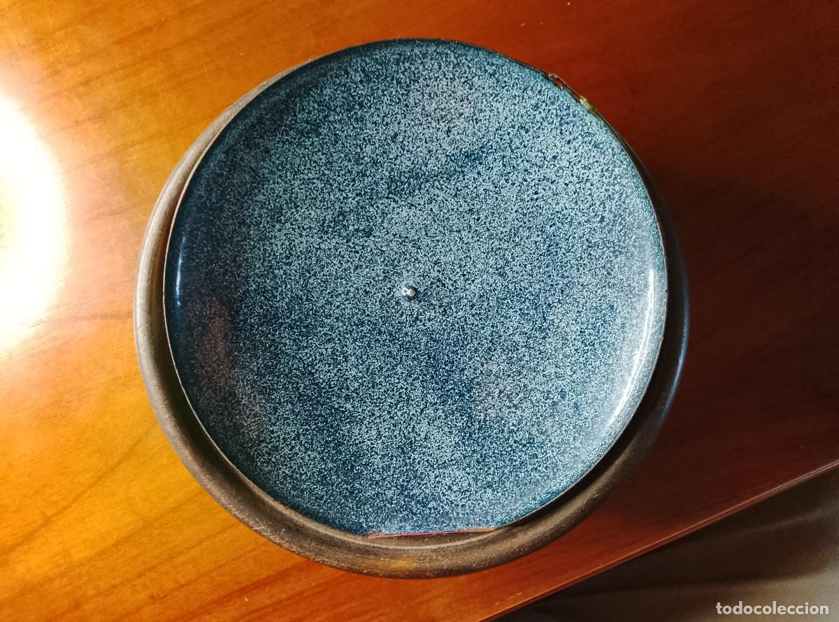 Vintage: Bol de madera con tapa esmaltada - Foto 11