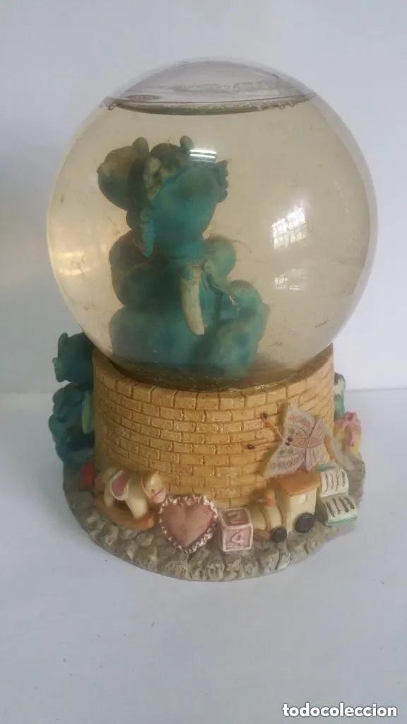 Vintage: BOLA / DE CRISTAL / CON DRAGON Y CELOSIA - Foto 4