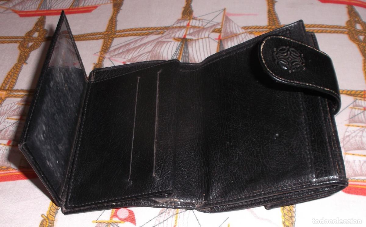 Vintage: monedero billetero con varios espacios en el interior - Foto 2