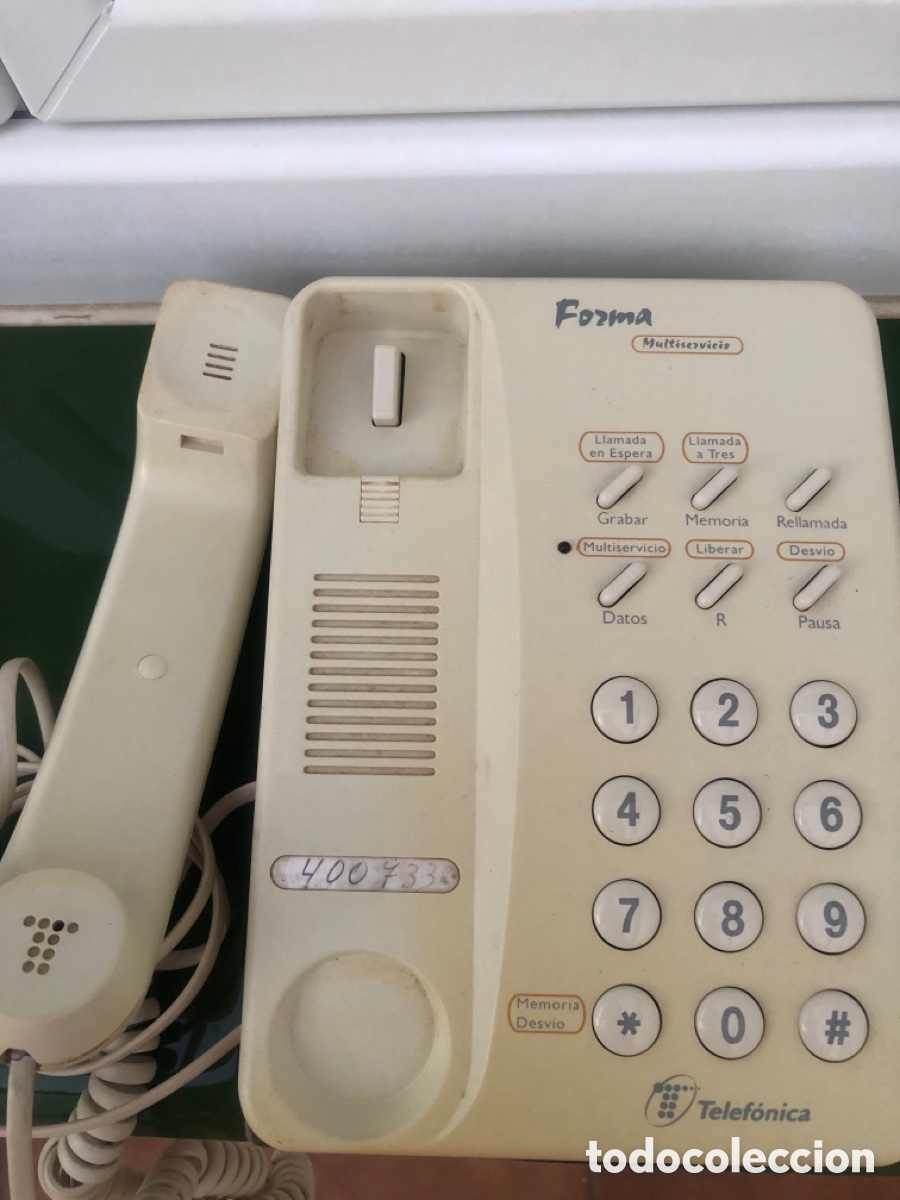 Vintage: Antiguo tel&eacute;fono Forma - Foto 2