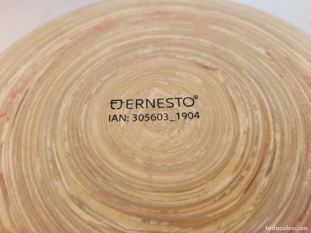 Vintage: Cuenco de bamb&uacute;, Ernesto, di&aacute;metro 25 cm - Foto 4