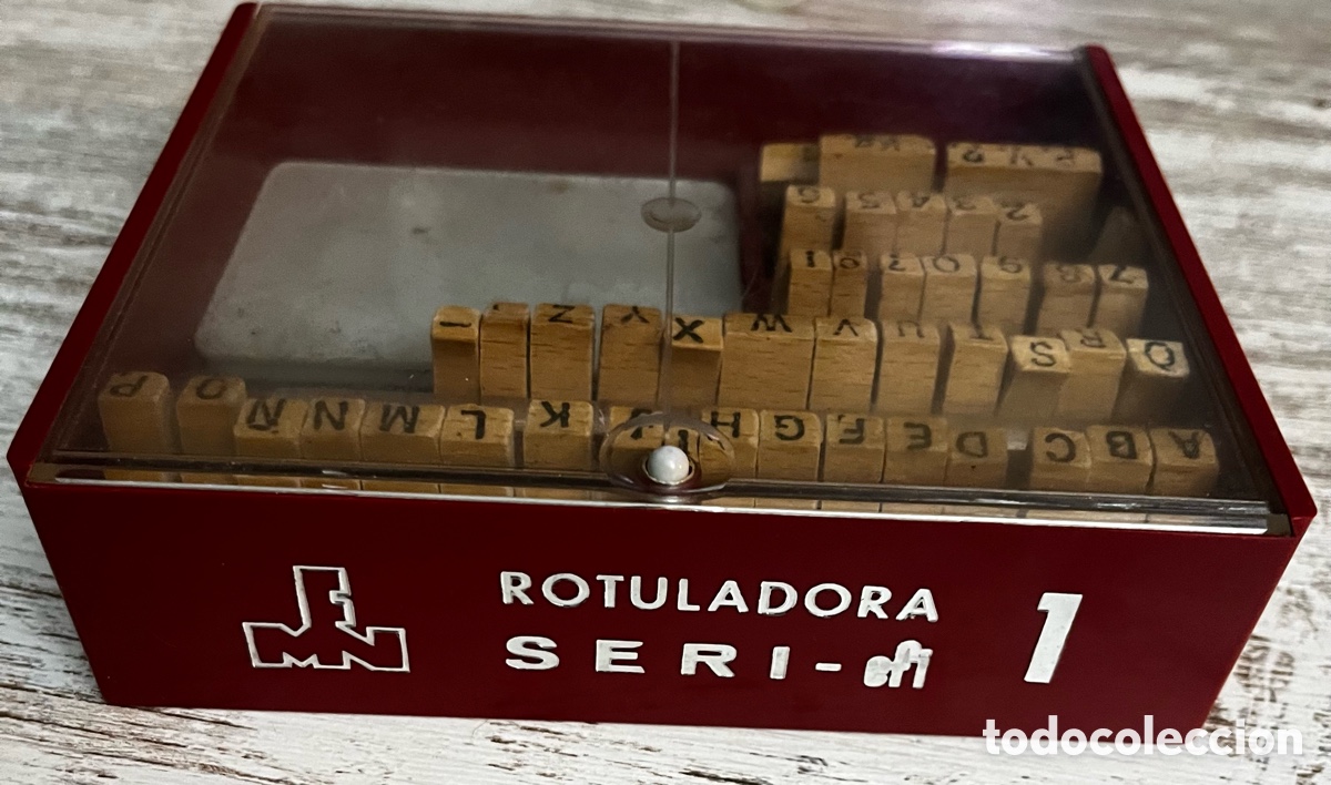 Vintage: Imprenta rotuladora N1 - Foto 3