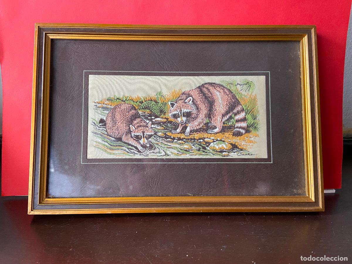 Vintage: 244.- Vintace Cash&acute;s Collector Range. Seda. J & J Cash. England. Mapache