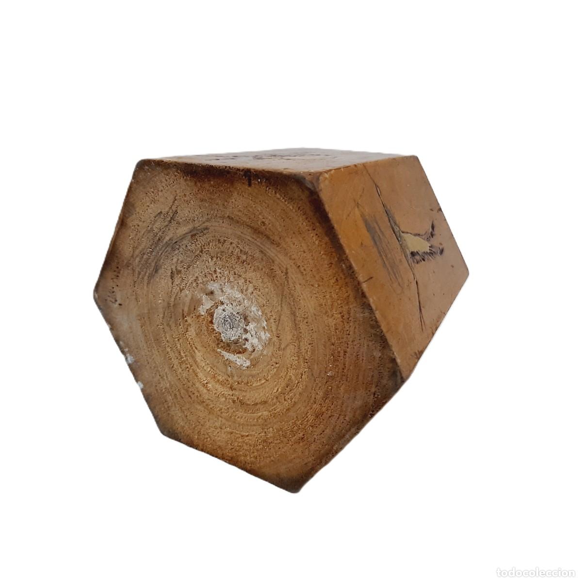 Vintage: Taza de madera hexagonal vintage (11.5) - Foto 5