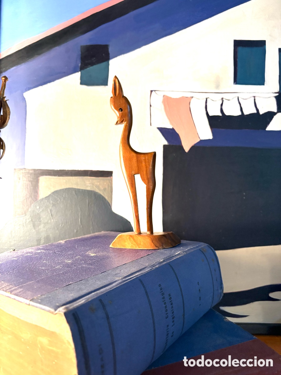 Vintage: FIGURA VINTAGE DE MADERA. - Foto 3