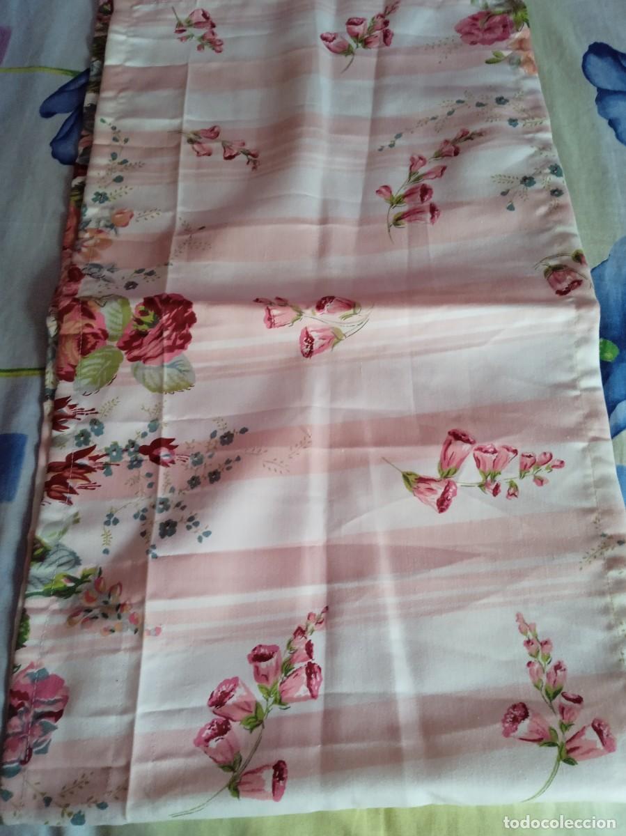 Vintage: TELA TAPICERIA DE FLORES-DE LOS A&Ntilde;OS 80