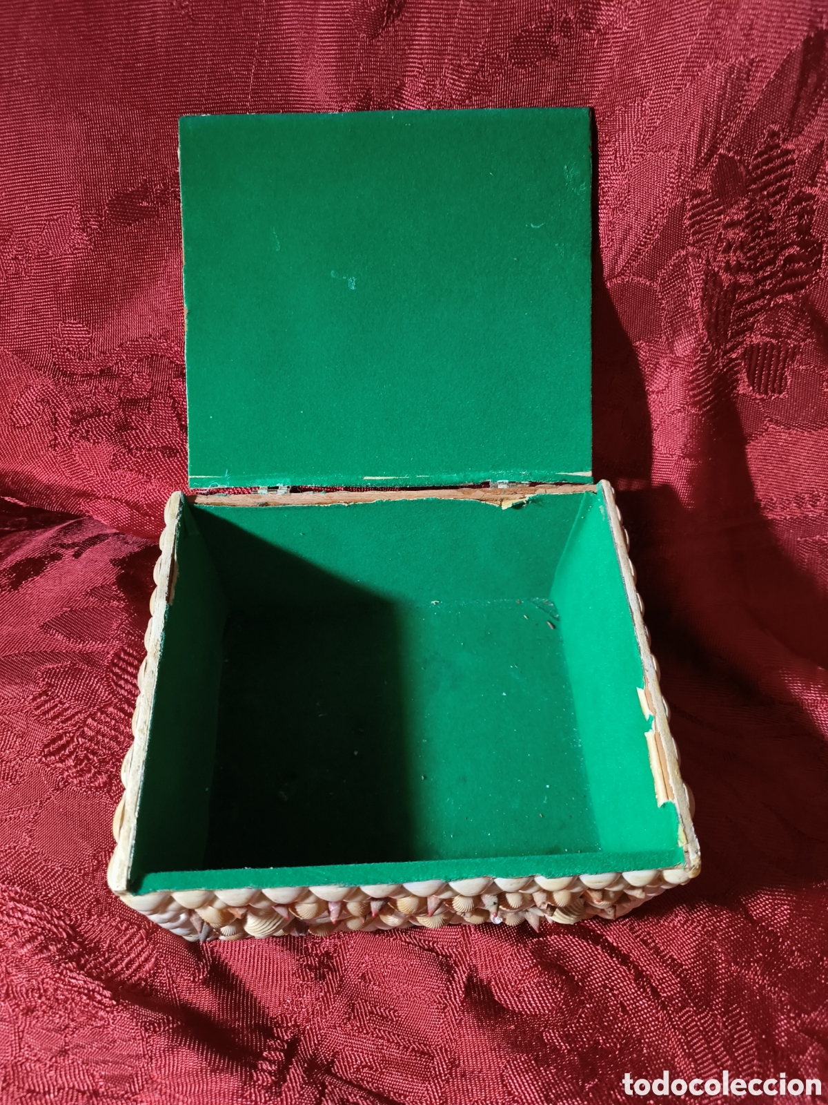 Vintage: Caja forrada de conchas - Foto 8