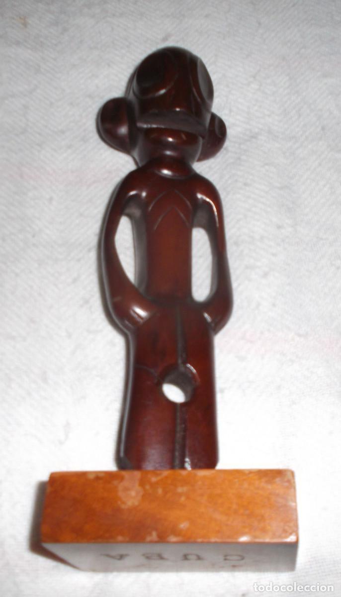 Vintage: figura de madera para ritos cubanos - Foto 2