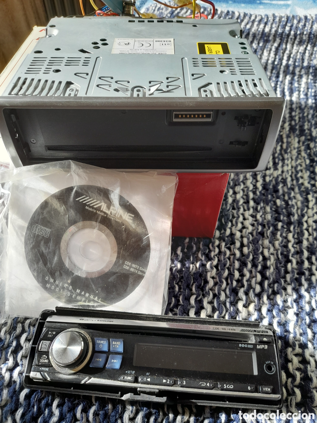 Vintage: RadioCD Alpine Cde-9874RB - Foto 4