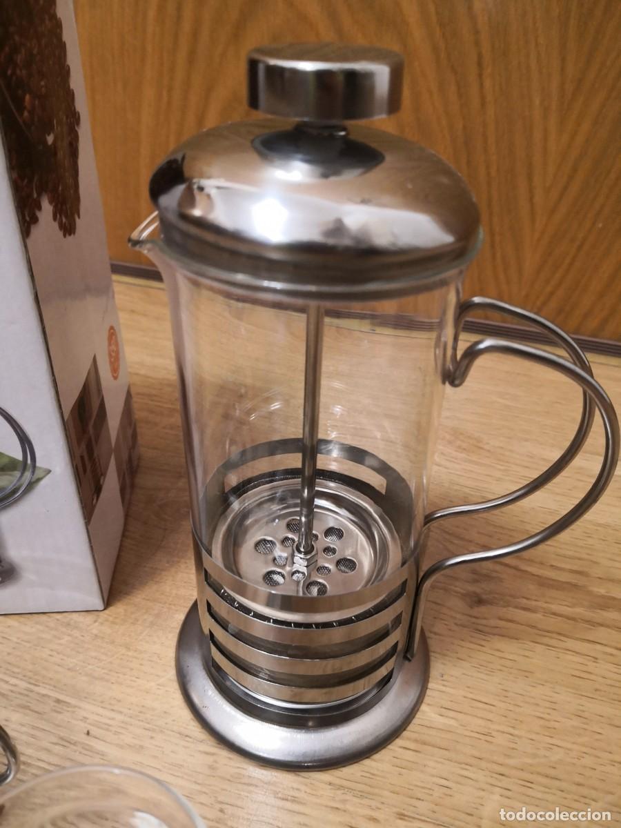 Vintage: JUEGO CAFETERA &Eacute;MBOLO FRANCESA SIN ESTRENAR - Foto 2