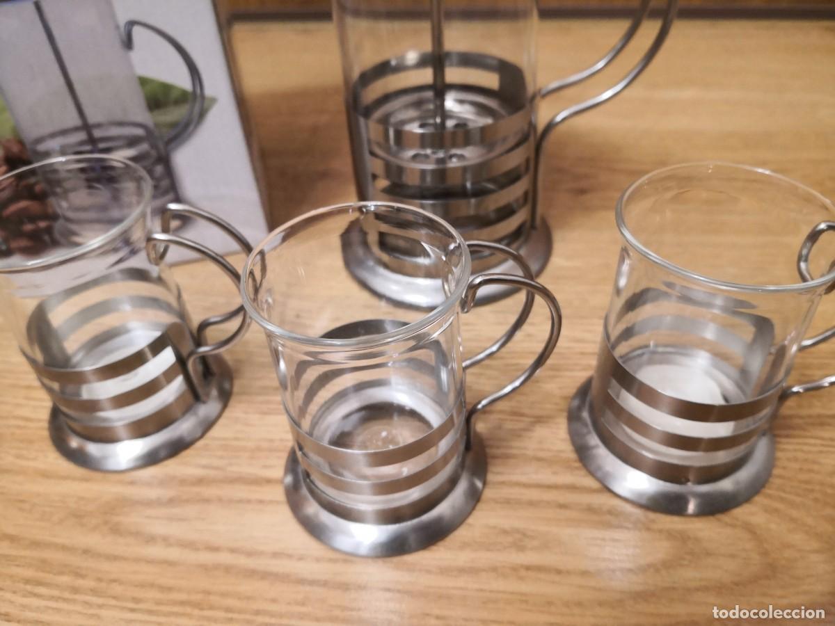 Vintage: JUEGO CAFETERA &Eacute;MBOLO FRANCESA SIN ESTRENAR - Foto 4