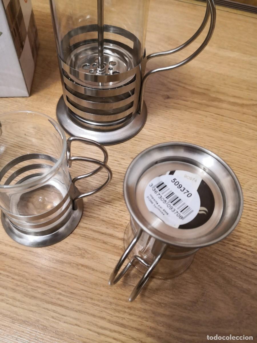 Vintage: JUEGO CAFETERA &Eacute;MBOLO FRANCESA SIN ESTRENAR - Foto 5