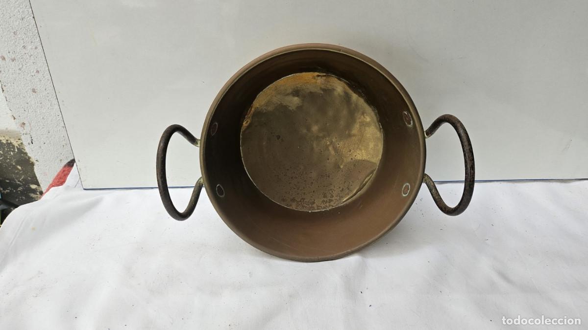 Vintage: cazuela antigua de metal - Foto 1