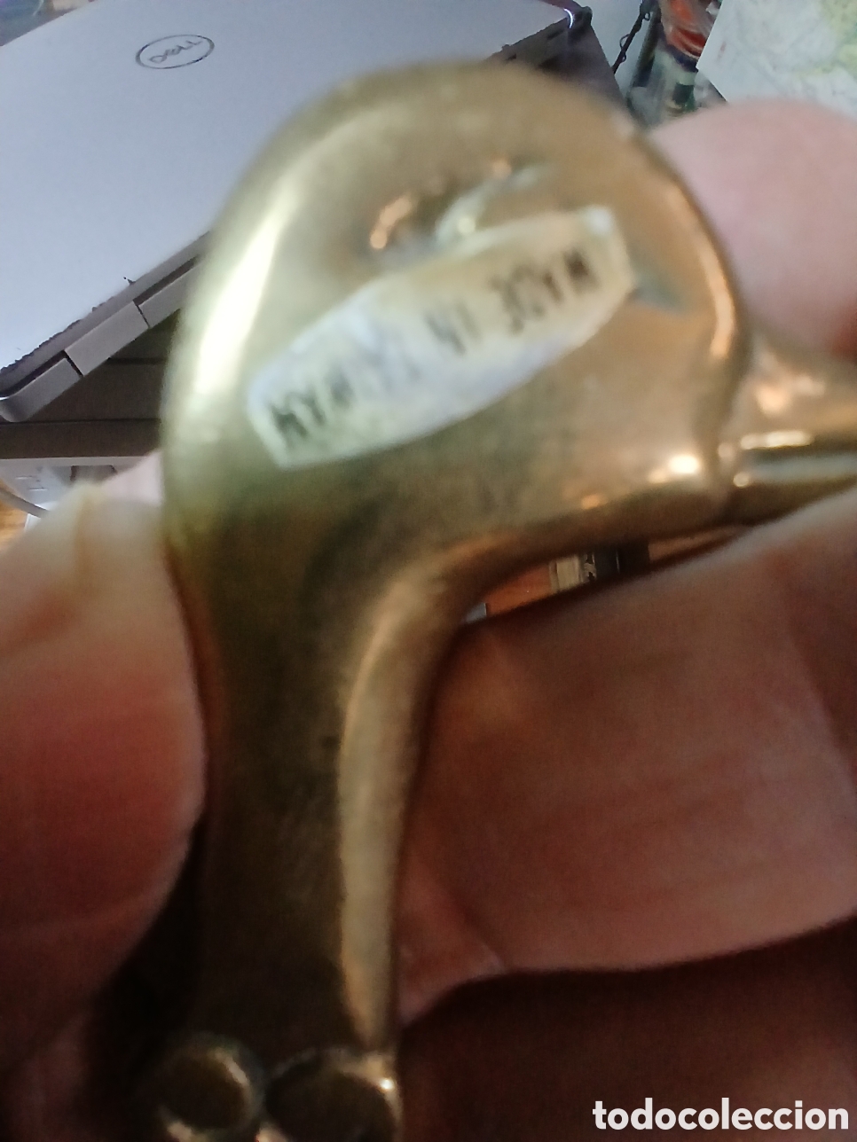 Vintage: ABRECARTAS DE BRONCE EN FORMA DE PATO - Foto 5