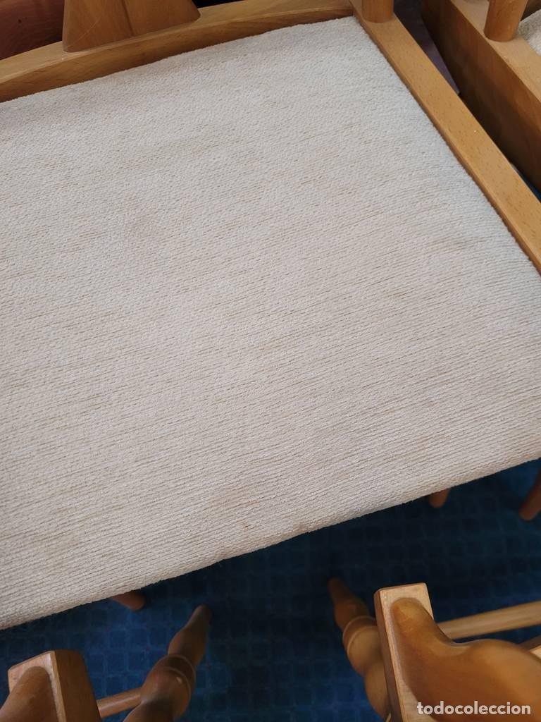 Vintage: CINCO SILLAS DE MADERA - Foto 9