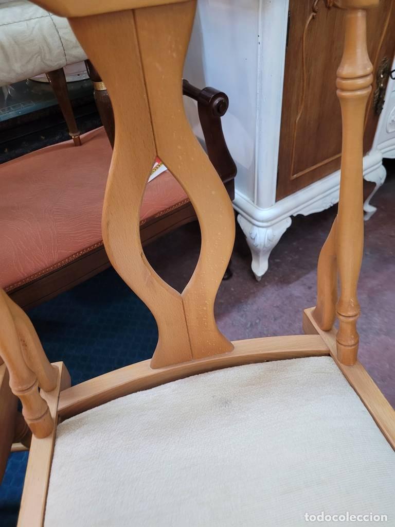 Vintage: CINCO SILLAS DE MADERA - Foto 10