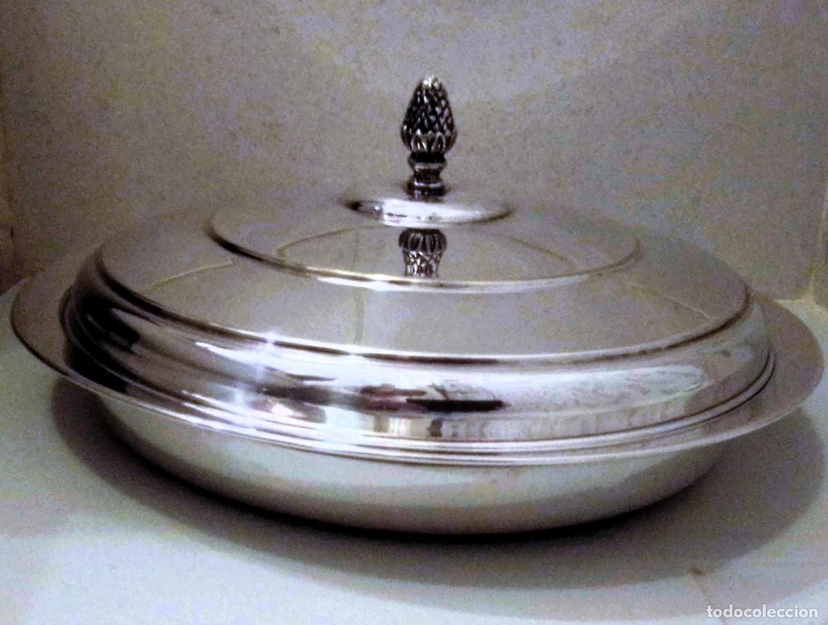 Vintage: Bandeja con tapa de pi&ntilde;a (31cm) - Foto 1