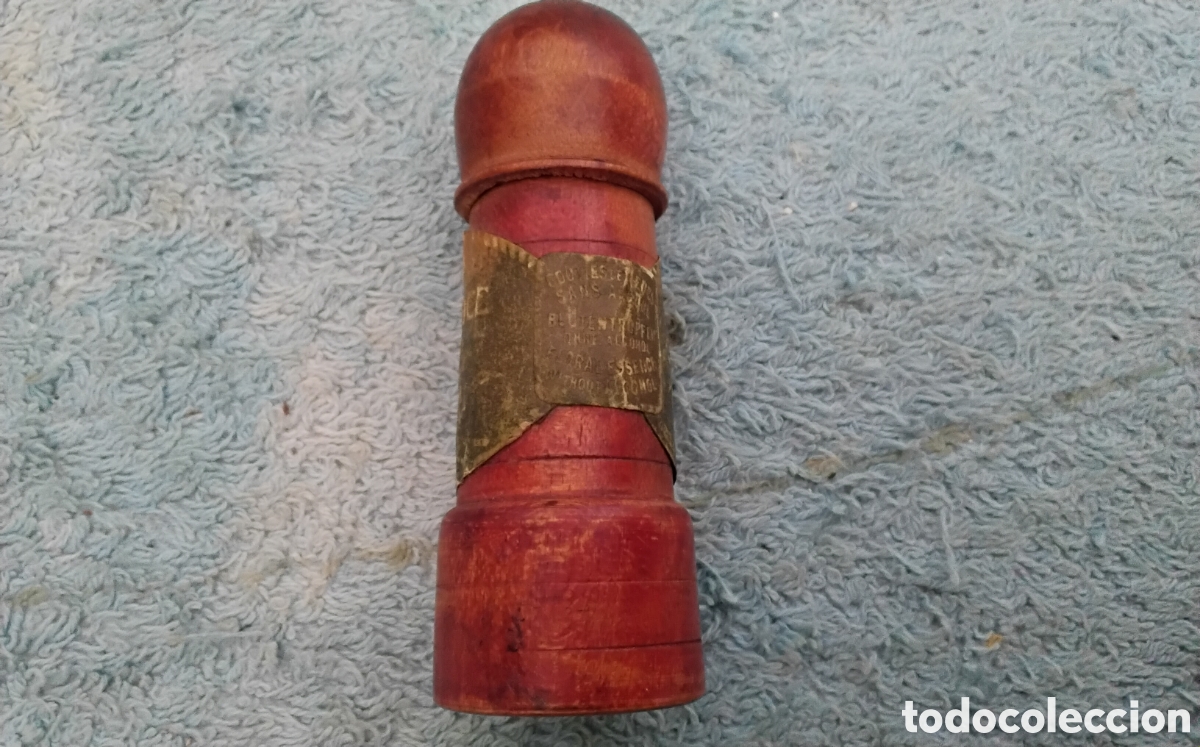 Vintage: Antiguo alfiletero de madera - Foto 2