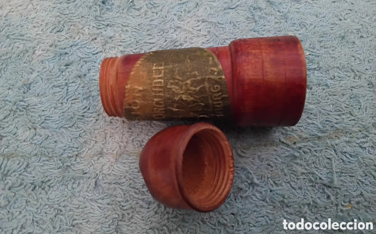 Vintage: Antiguo alfiletero de madera - Foto 4