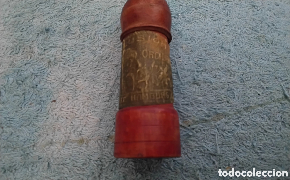Vintage: Antiguo alfiletero de madera - Foto 1
