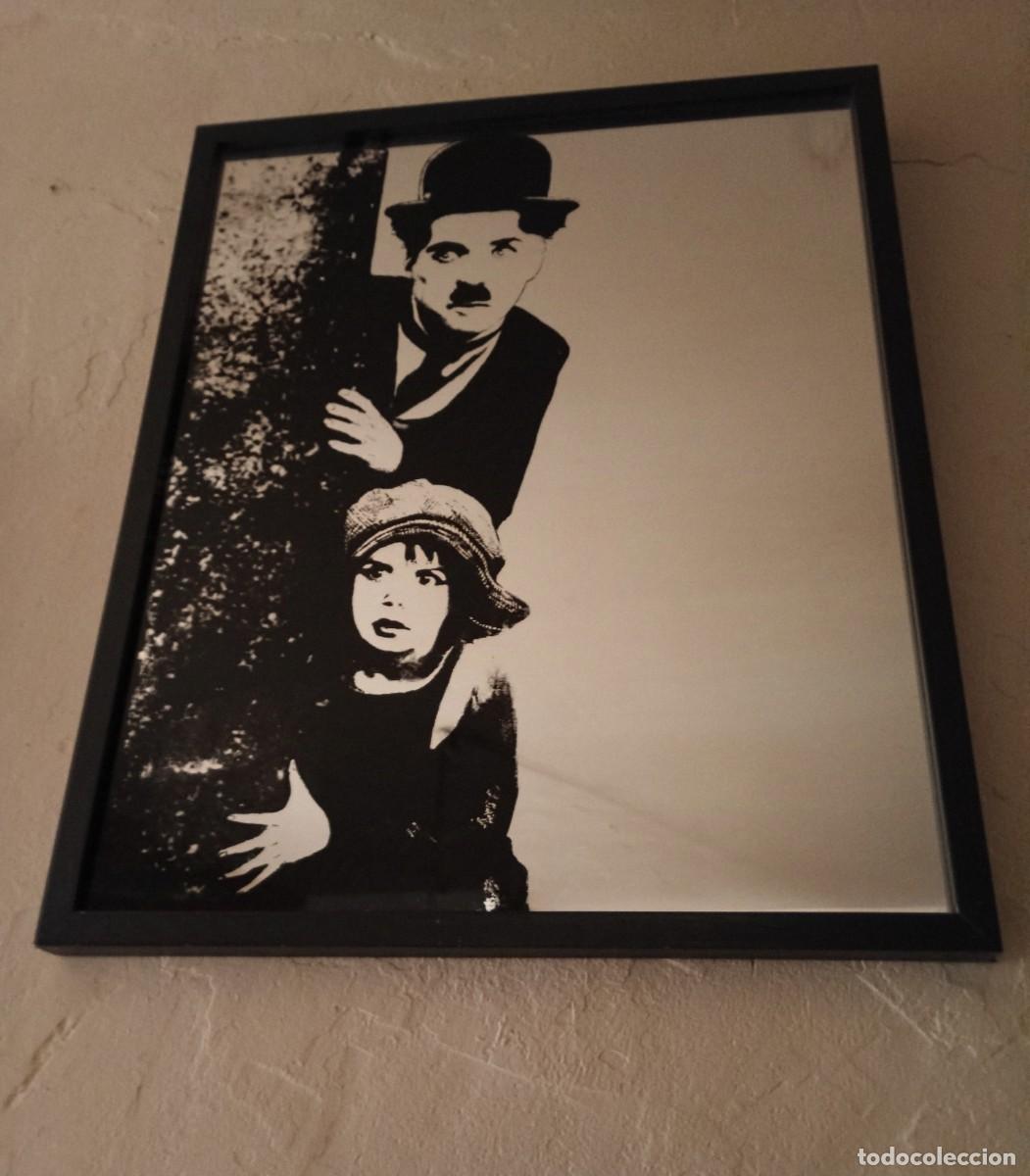 Vintage: CHARLES CHAPLIN-ESPEJO. - Foto 1