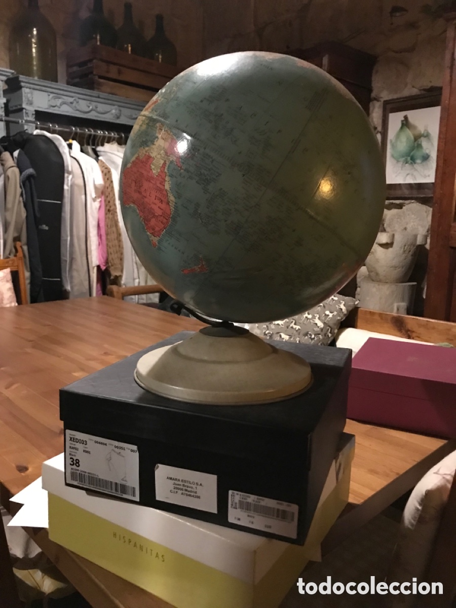 Vintage: Globo Terr&aacute;queo Gustav Brueckmann - Foto 2