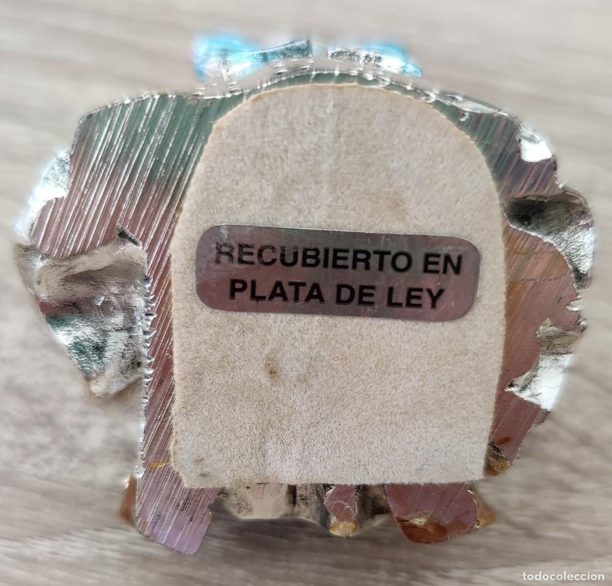 Vintage: Mu&ntilde;eca recubierta en plata de ley. - Foto 8