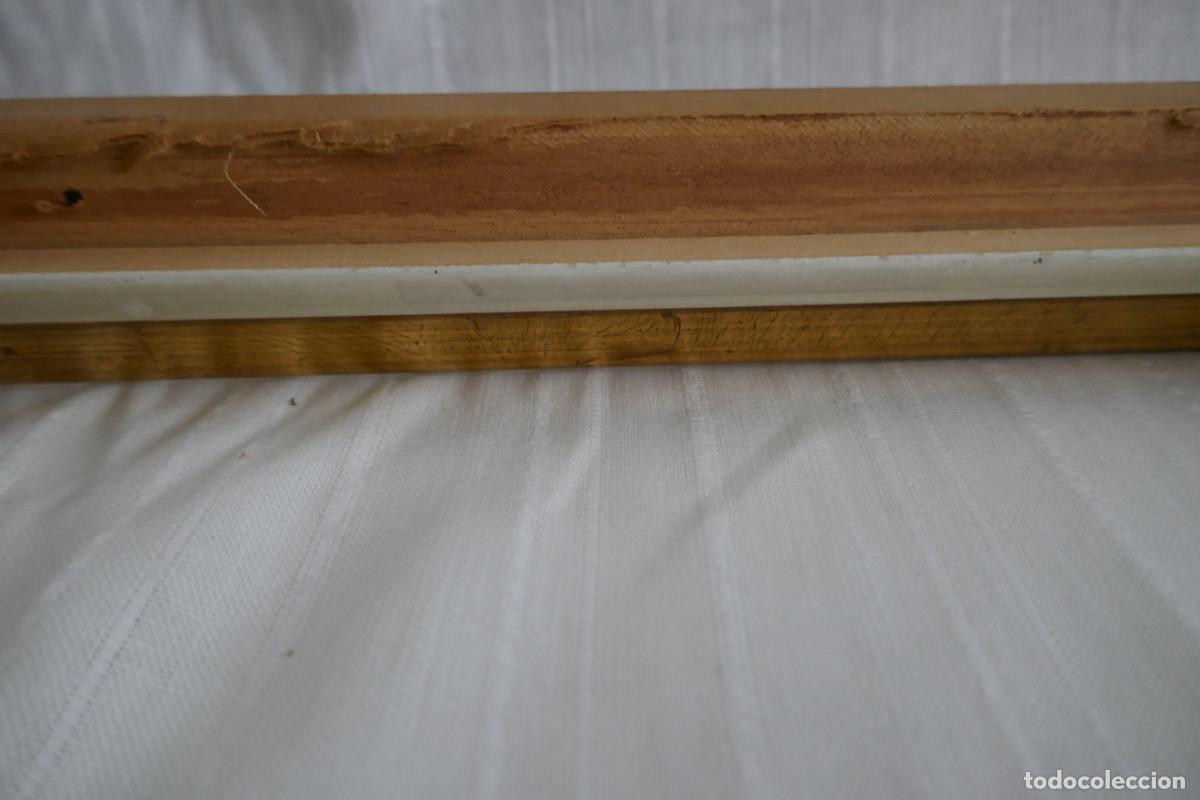 Vintage: Marco de madera, pintado en pan de oro. - Foto 5