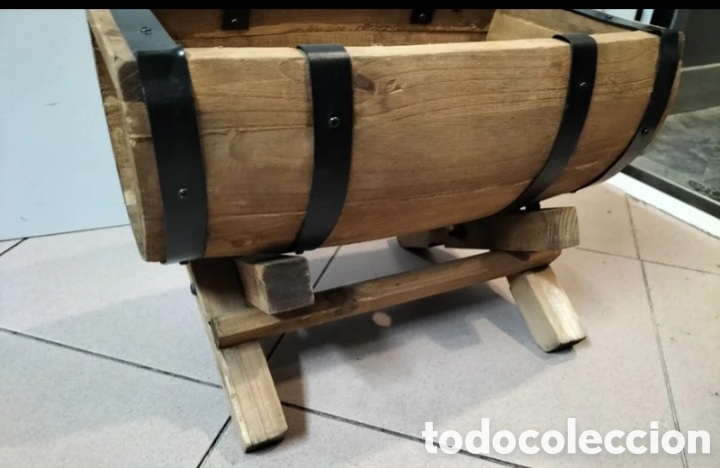 Vintage: Medio barril madera jardiner&iacute;a - Foto 2