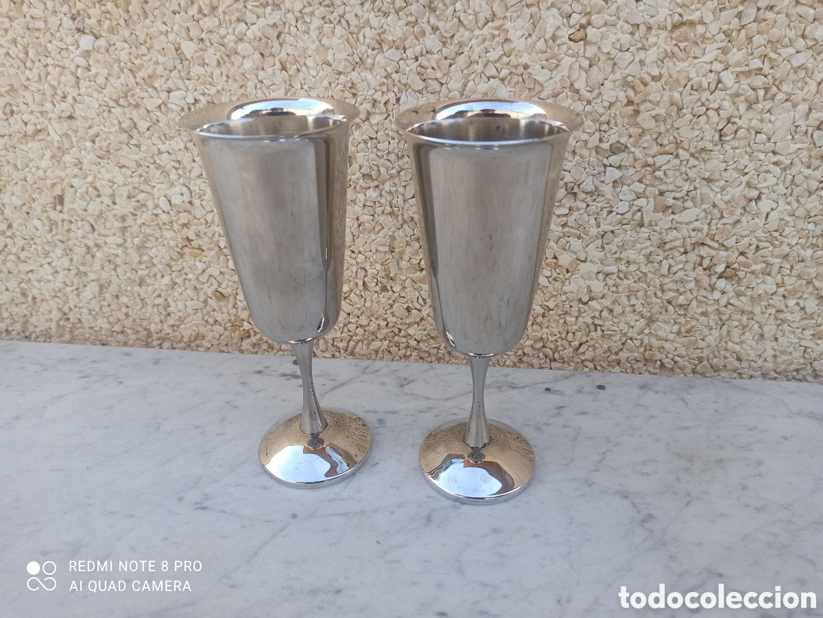 Vintage: 2 Copas para brindis. Vintage - Foto 2