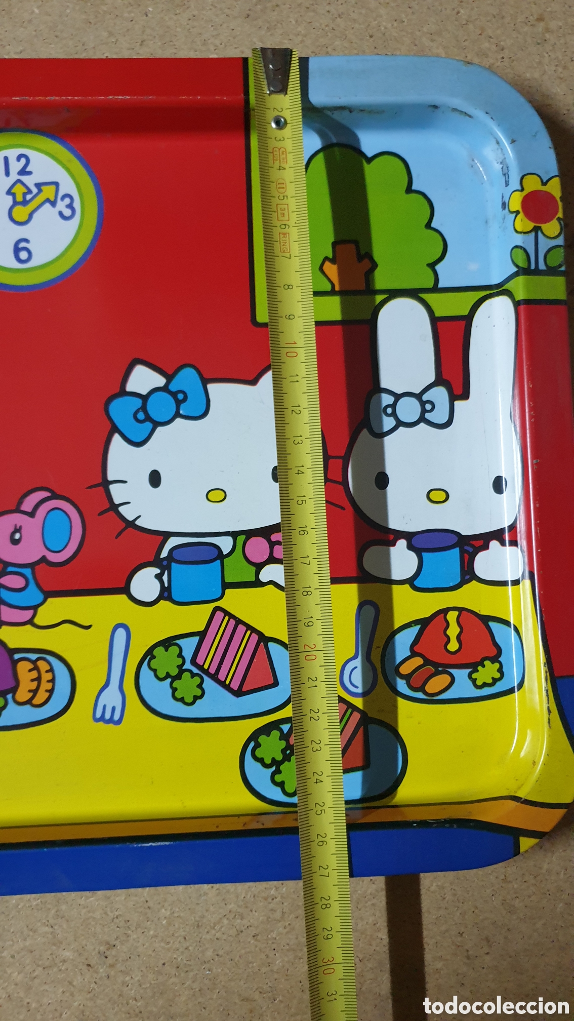 Vintage: BANDEJA HELLO KITTY Y COMPA&Ntilde;&Iacute;A - Foto 4
