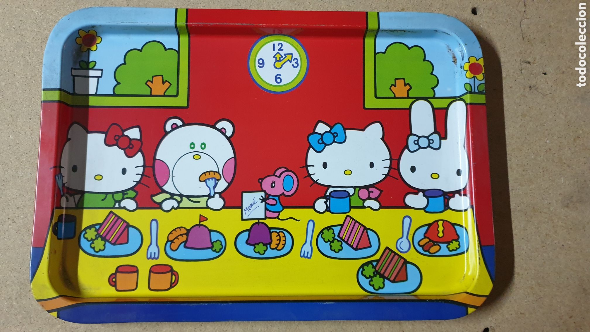 Vintage: BANDEJA HELLO KITTY Y COMPA&Ntilde;&Iacute;A - Foto 1