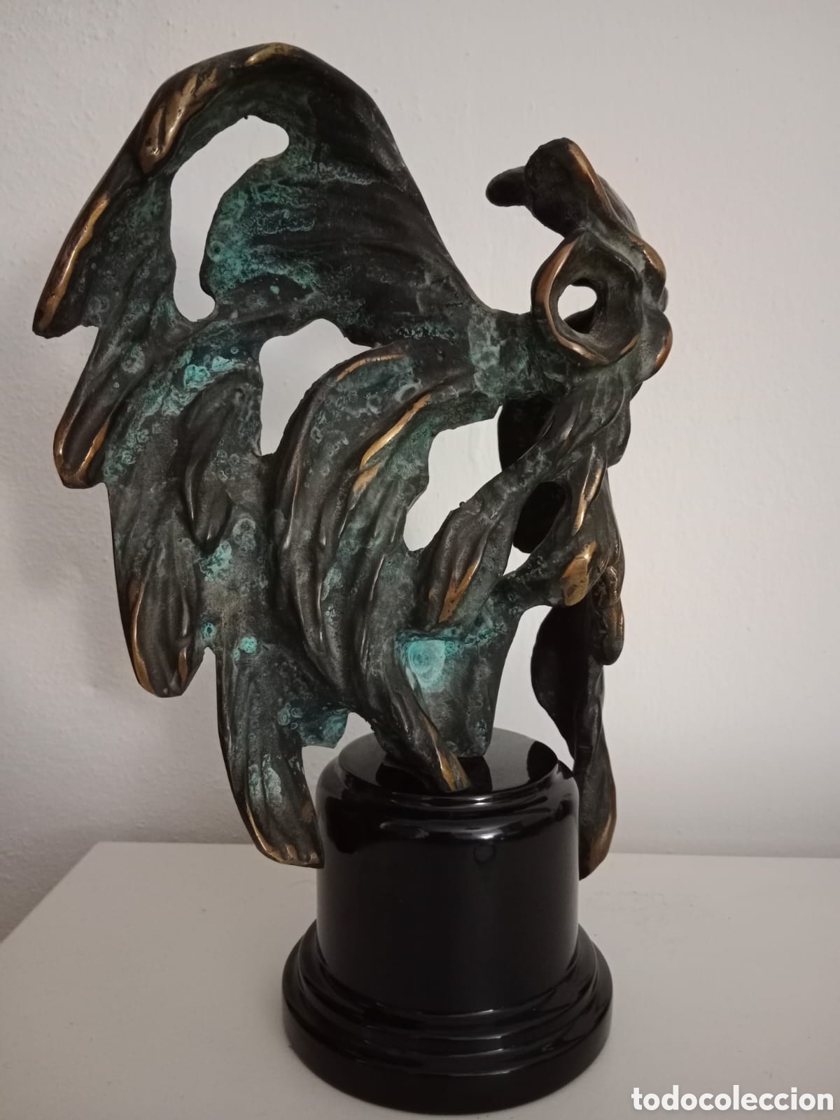 Vintage: Escultura B&uacute;ho de bronce - Foto 2