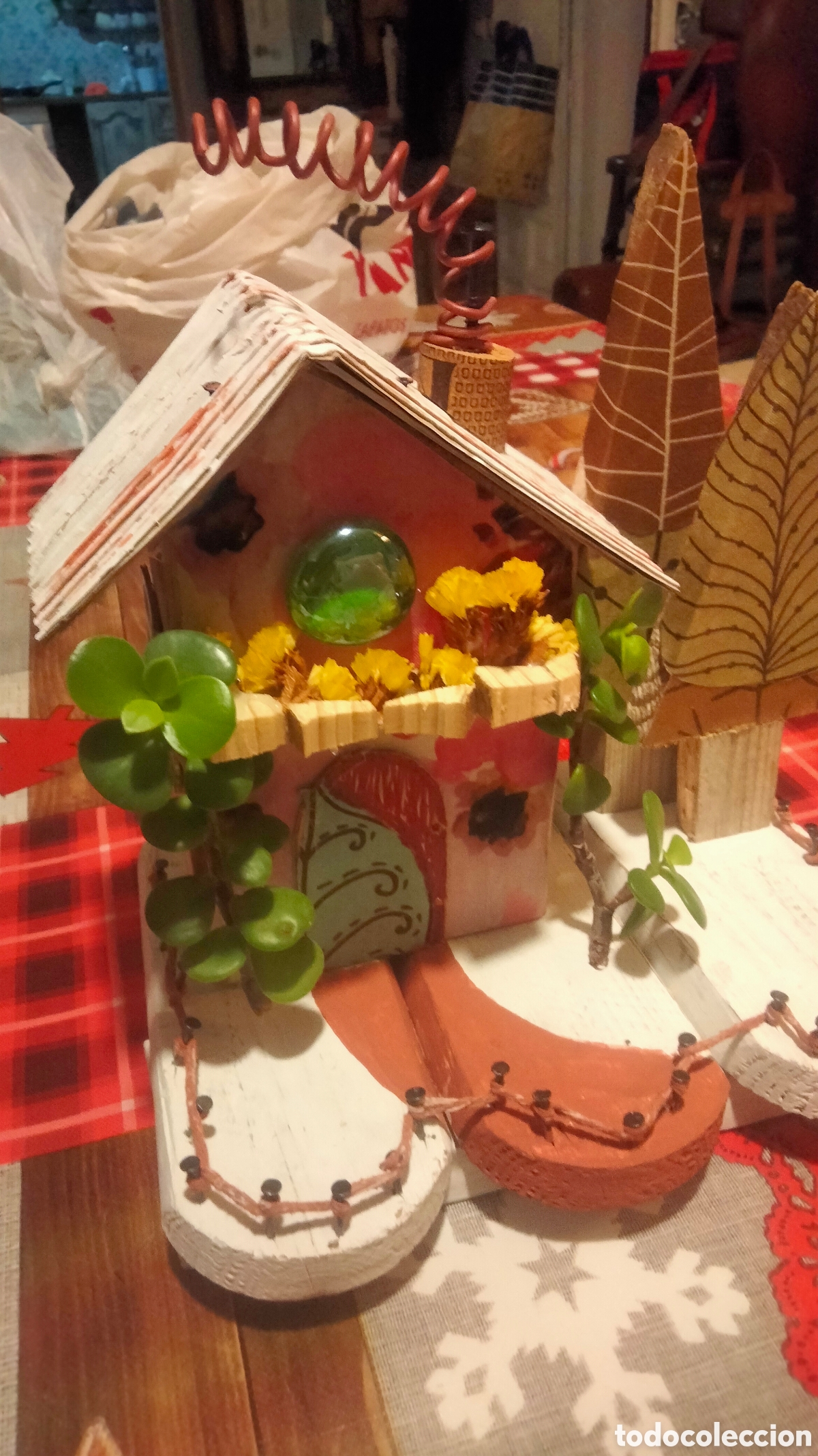 Vintage: Casas de madera en miniaturas