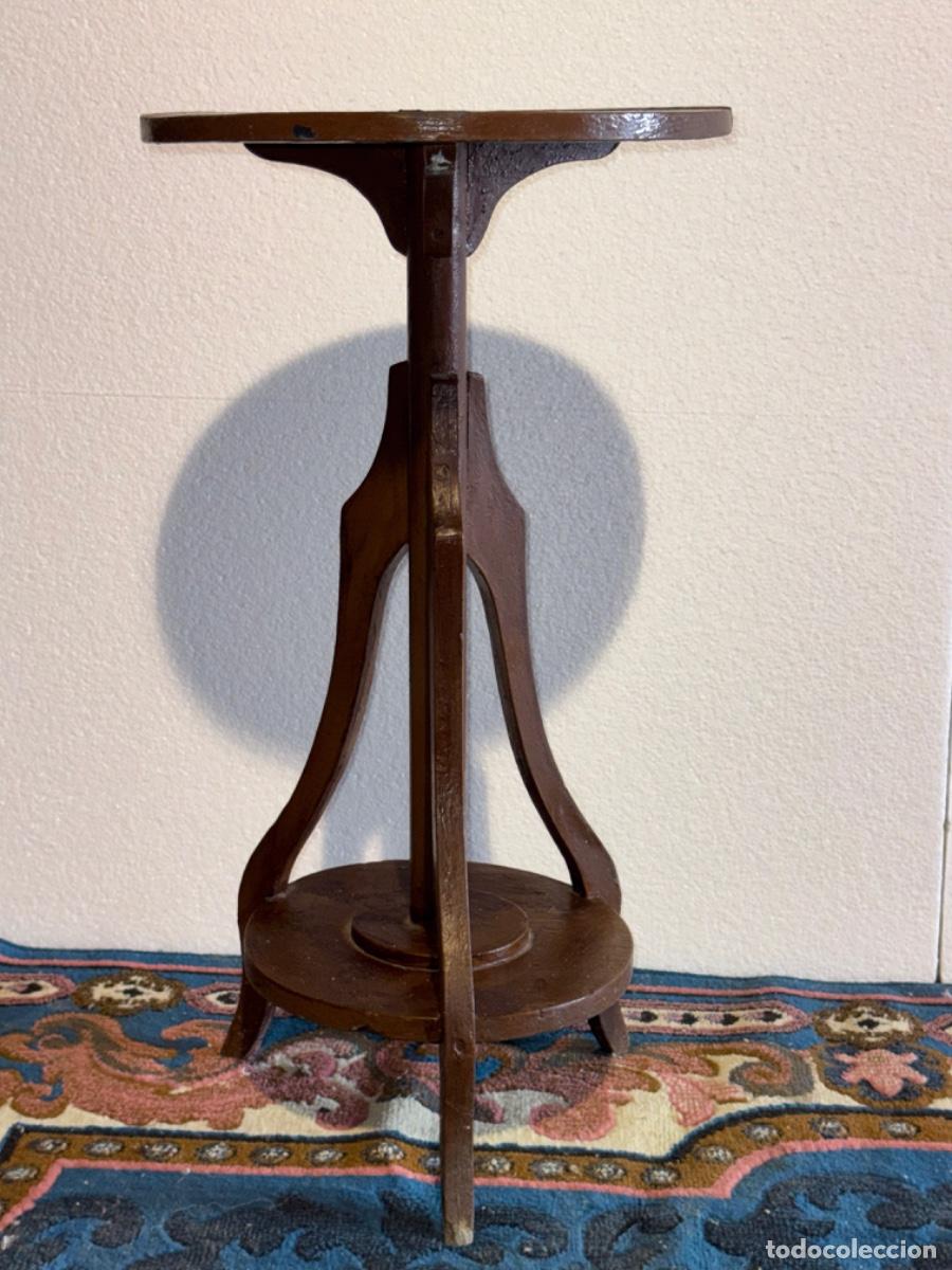 Vintage: PEDESTAL DE MADERA VINTAGE - Foto 2