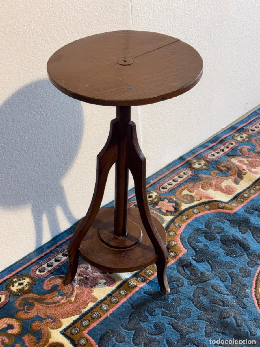 Vintage: PEDESTAL DE MADERA VINTAGE - Foto 3