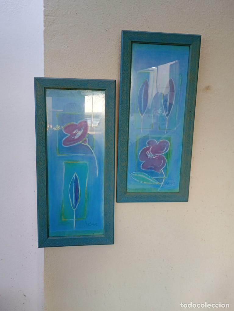 Vintage: 2 cuadros en laminas vitange - Foto 1
