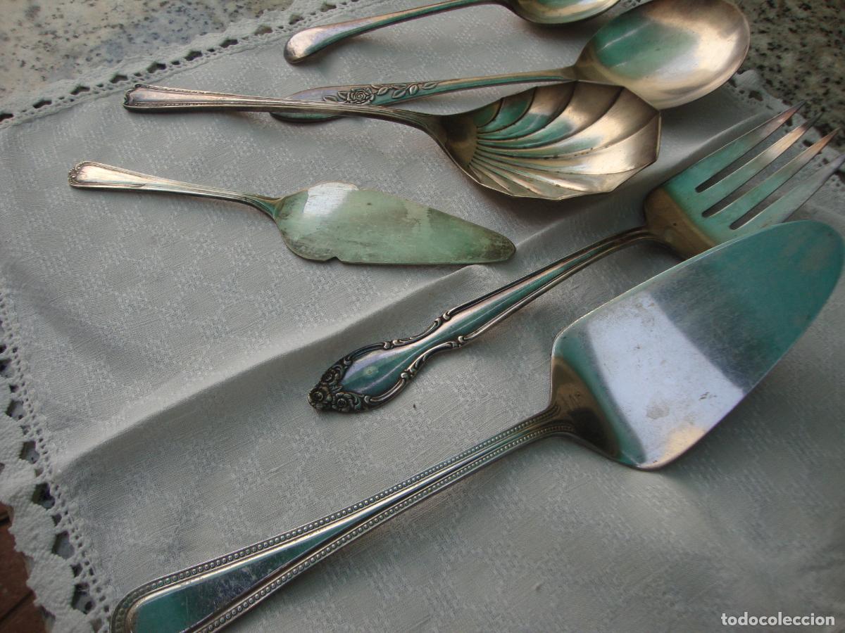 Vintage: cubiertos para servir, diferentes modelos - Foto 3
