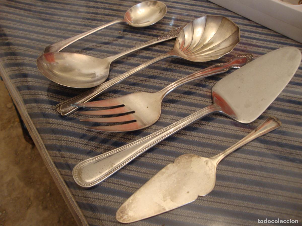 Vintage: cubiertos para servir, diferentes modelos - Foto 5