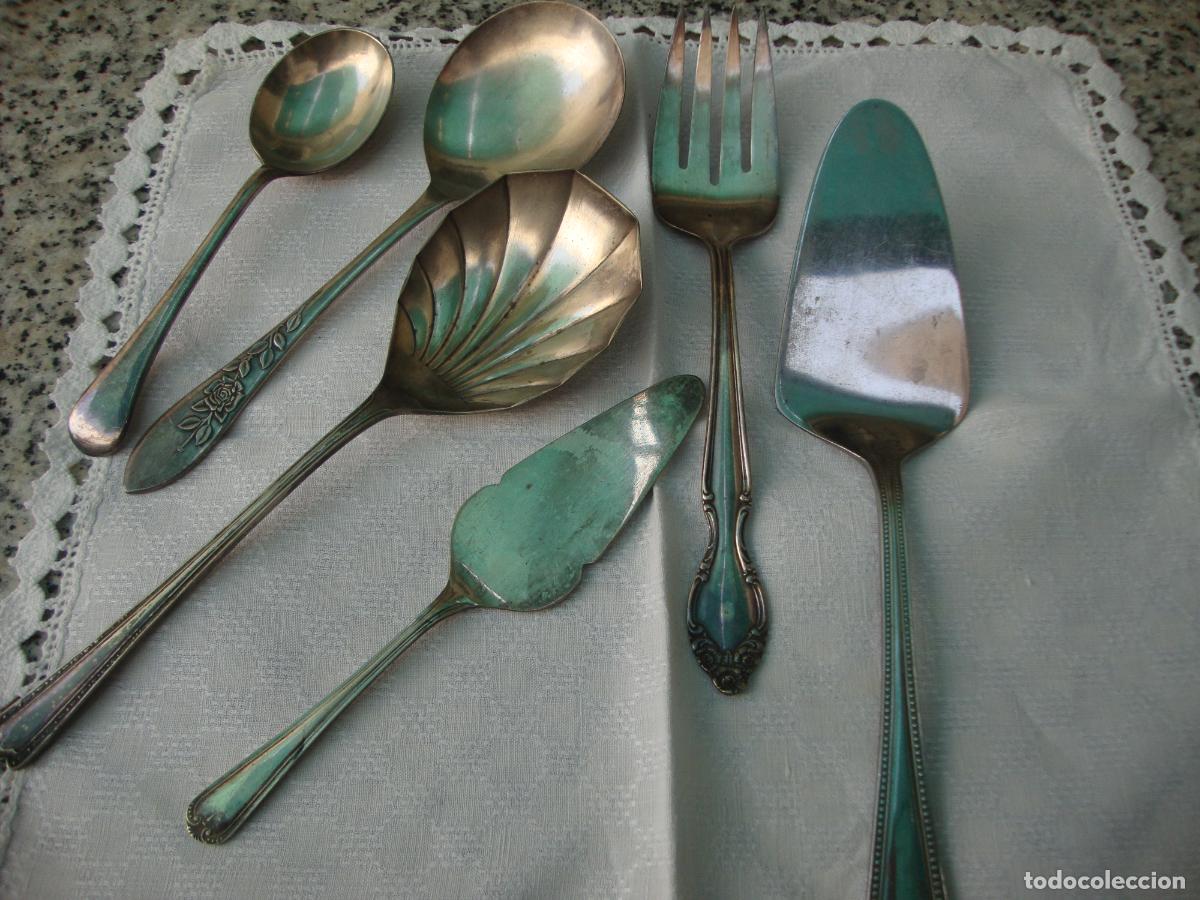 Vintage: cubiertos para servir, diferentes modelos - Foto 1
