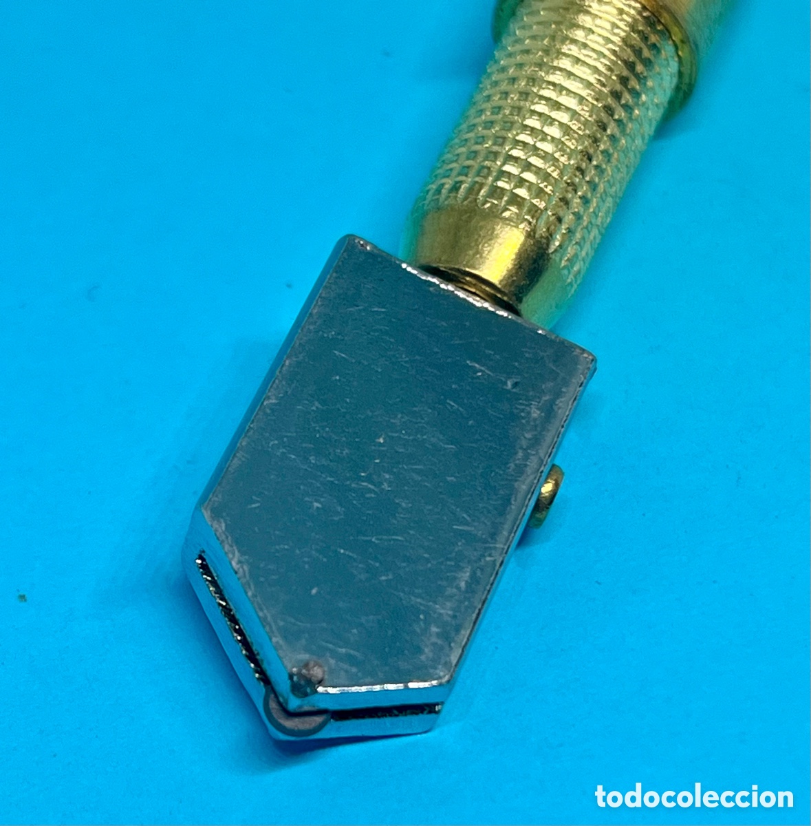 Vintage: CORTACRISTALES MANGO BRONCE - Foto 2