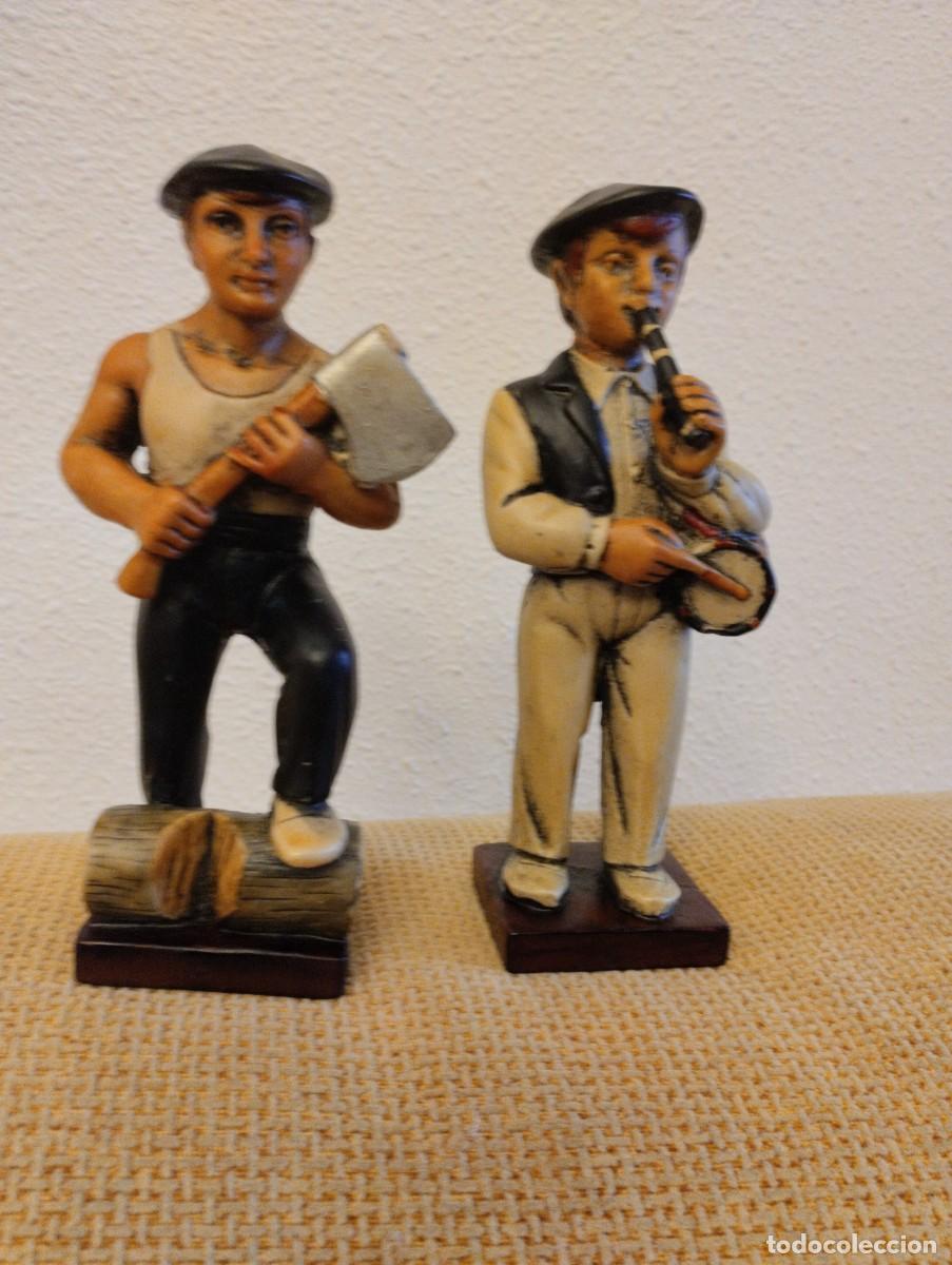 Vintage: Lote figuras regionales del Pais Vasco
