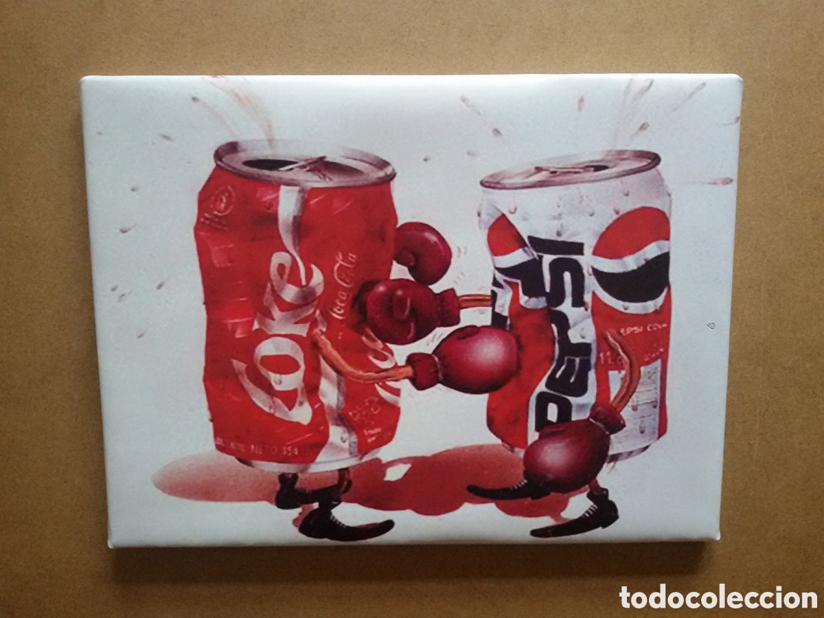 Vintage: Cuadro COCA COLA Vs PEPSI - Foto 1