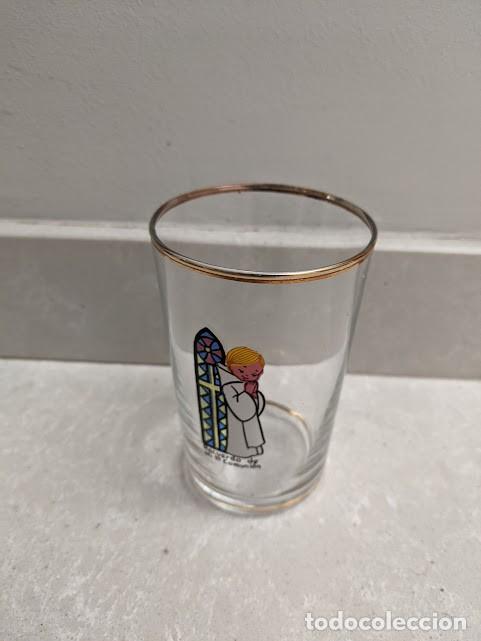 Vintage: VASO RECUERDO PRIMERA COMUNI&Oacute;N - Foto 1